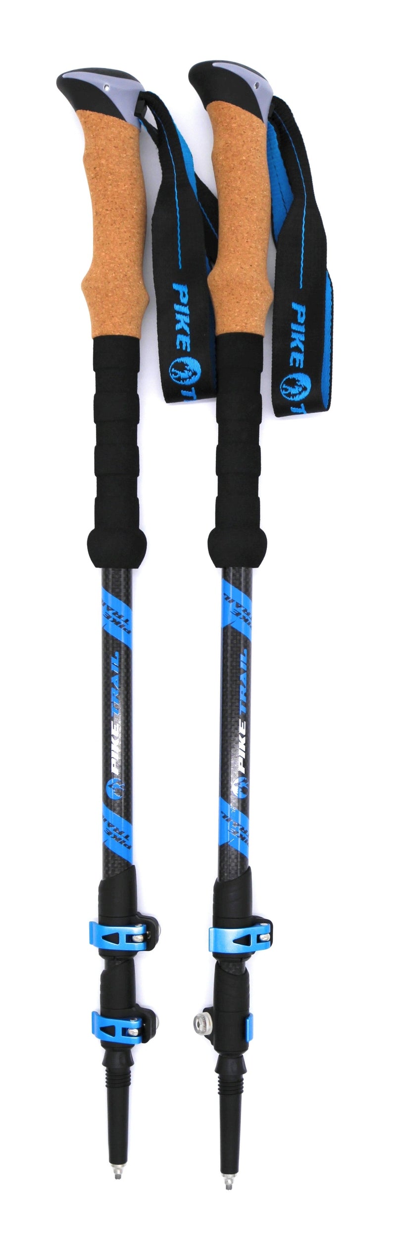 Load image into Gallery viewer, Pike Trail Carbon Fiber Trekking Poles – Lightweight, Adjustable Hiking Poles for Every Adventure
