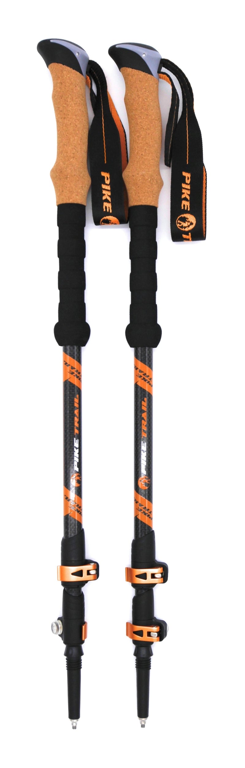 Load image into Gallery viewer, Pike Trail Carbon Fiber Trekking Poles – Lightweight, Adjustable Hiking Poles for Every Adventure

