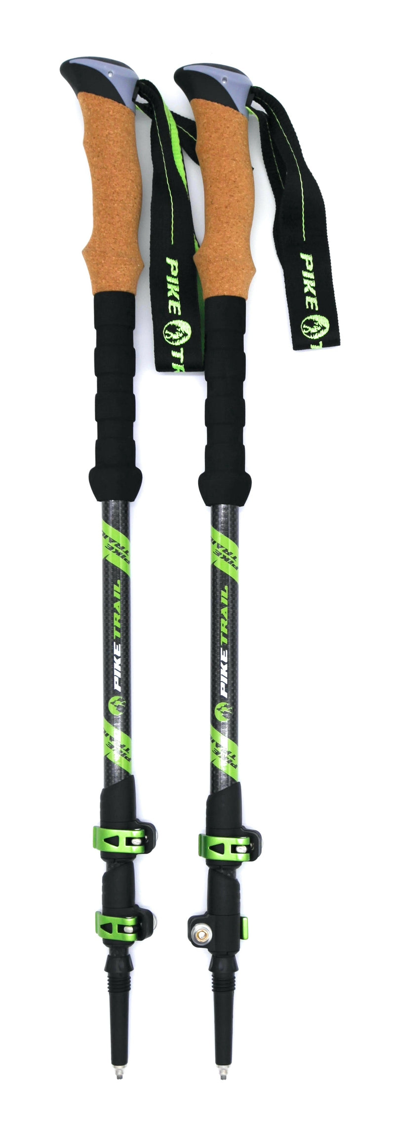 Load image into Gallery viewer, Pike Trail Carbon Fiber Trekking Poles – Lightweight, Adjustable Hiking Poles for Every Adventure
