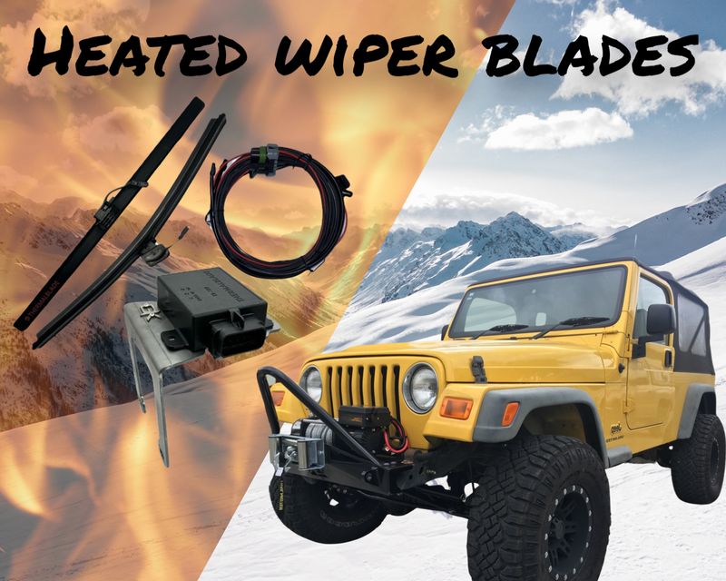 Load image into Gallery viewer, Heated Wiper Blades Kit for Jeep TJ Wrangler (1997-2006)

