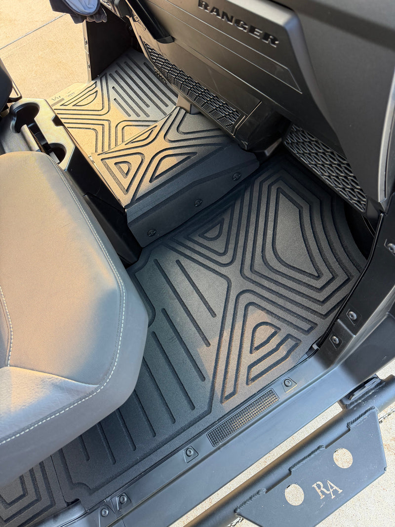 Load image into Gallery viewer, Polaris Ranger 1500XD HD 9mm Rubber Mats (2024 - Current)
