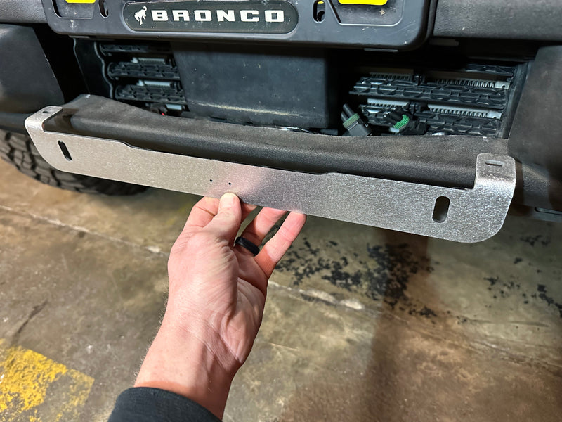 Load image into Gallery viewer, 2021-2023+ Ford Bronco Stock Plastic Bumper Dual Light Mount
