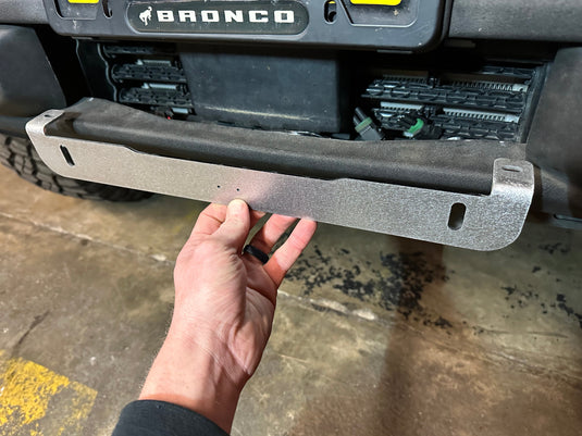 2021-2023+ Ford Bronco Stock Plastic Bumper Dual Light Mount