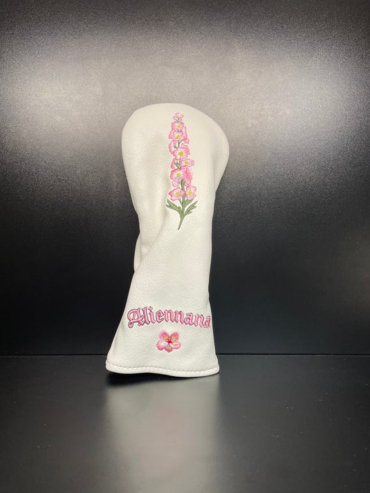 Pink Snapdragon Flower Headcover