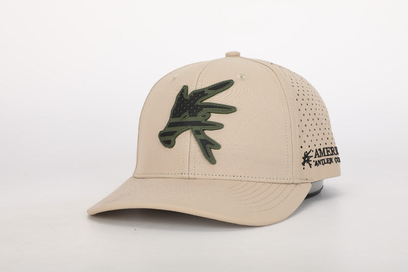 Load image into Gallery viewer, American Antler Stars and Bars Performance Snapback Hat

