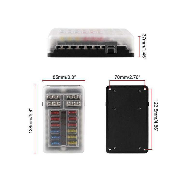 Load image into Gallery viewer, 12 Way Fuse Block Panel
