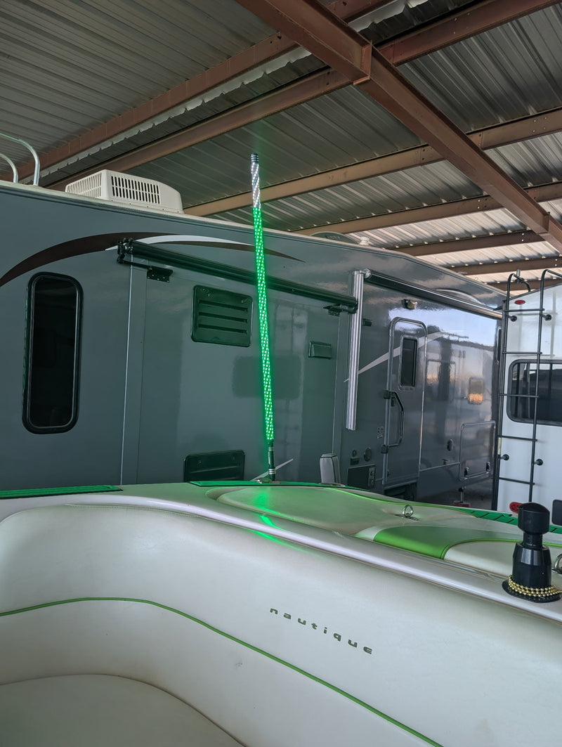 Load image into Gallery viewer, Marshin Whips V2 RGBW LED Boat Whip | High-Visibility Marine Lighting | 2ft-4ft
