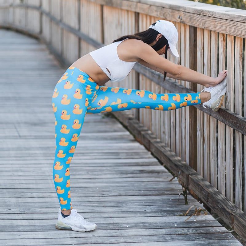 Load image into Gallery viewer, Women&#39;s Rubber Ducky Leggings

