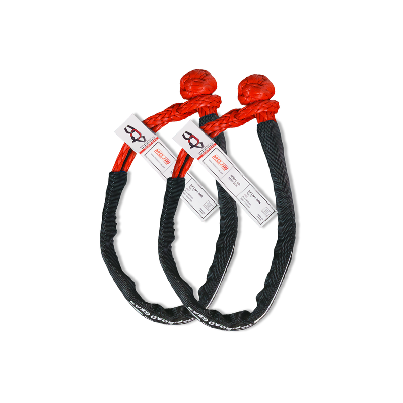 Load image into Gallery viewer, Soft Shackle 1/4'' x 24'' with sleeve and bag (Set of 2 Shackles) (Lifetime Warranty)
