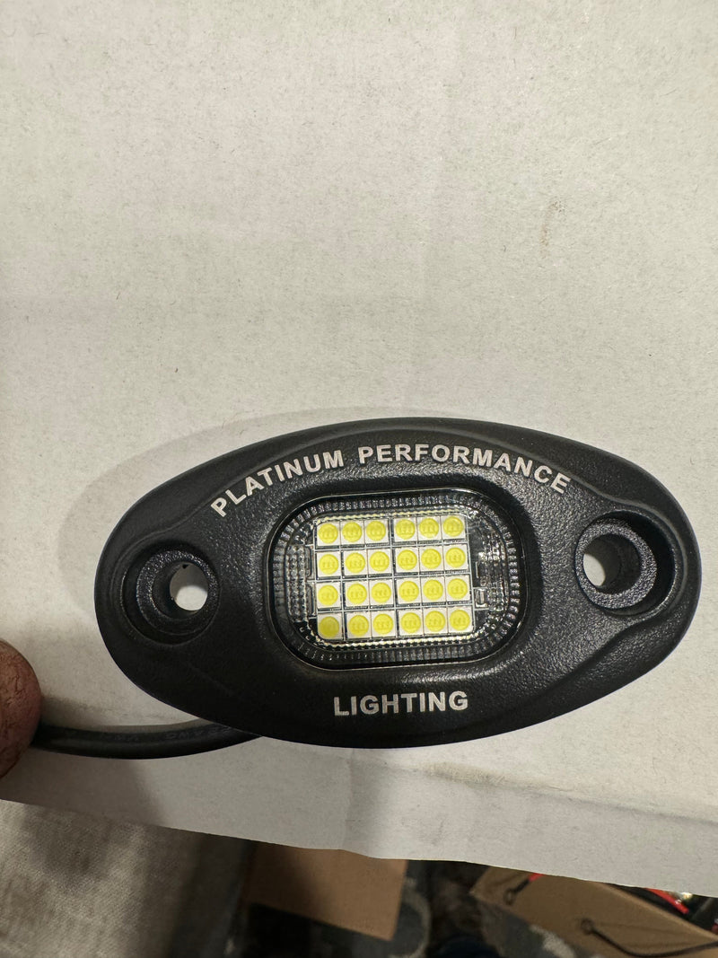Load image into Gallery viewer, Platinum 24 LED white Rock Lights single
