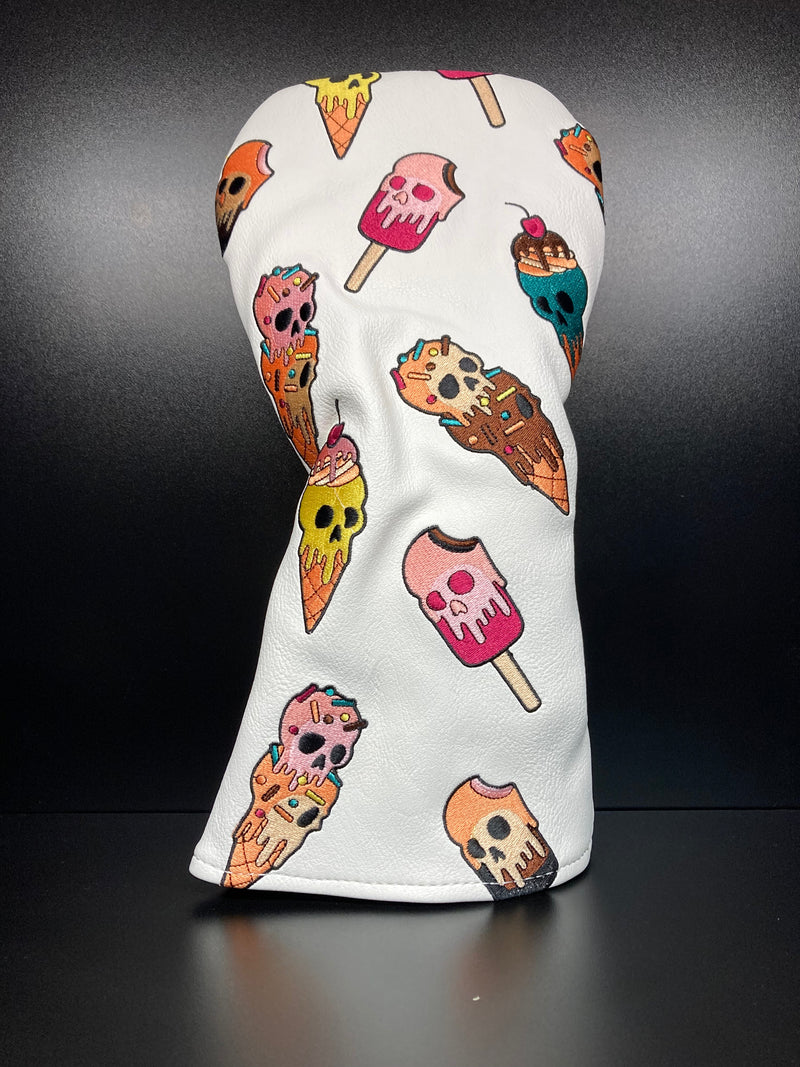 Load image into Gallery viewer, Ice Cream Skulls Headcover
