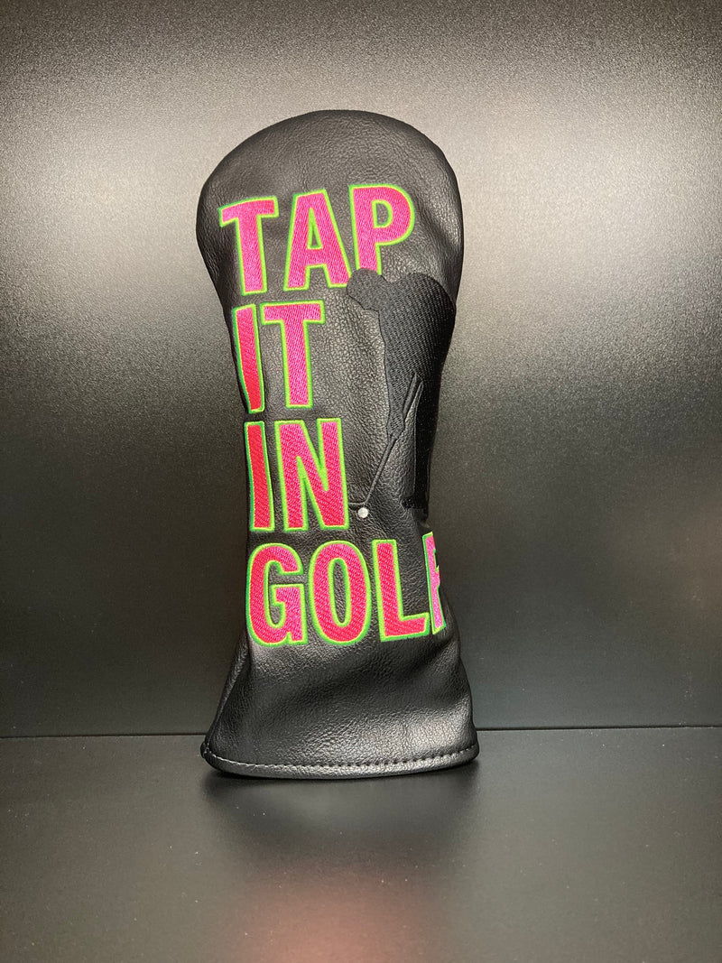 Load image into Gallery viewer, Tap It In! Silhouette Golfer Headcover
