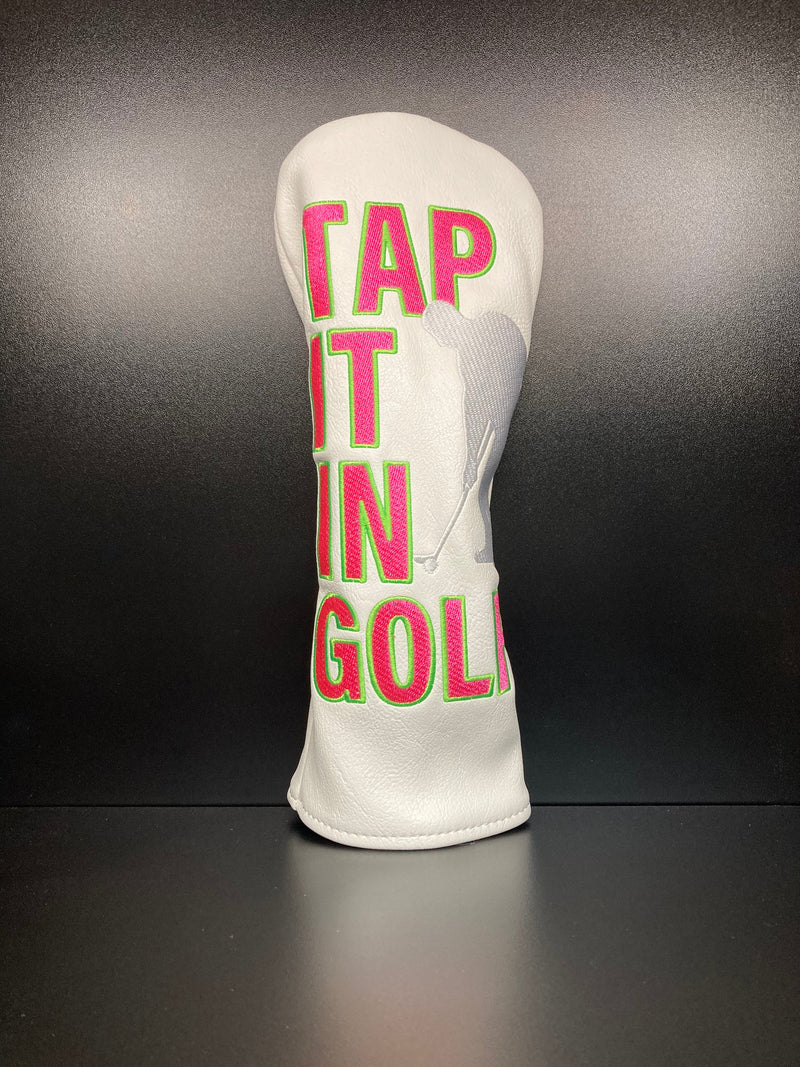 Load image into Gallery viewer, Tap It In! Silhouette Golfer Headcover
