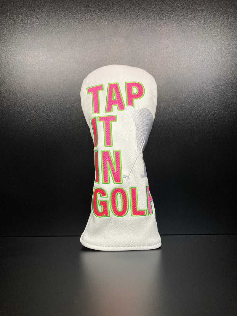 Load image into Gallery viewer, Tap It In! Silhouette Golfer Headcover
