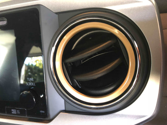 Premium Cast Vinyl Decals for 2016-2023 Tacoma Inner AC Vent Rings x4