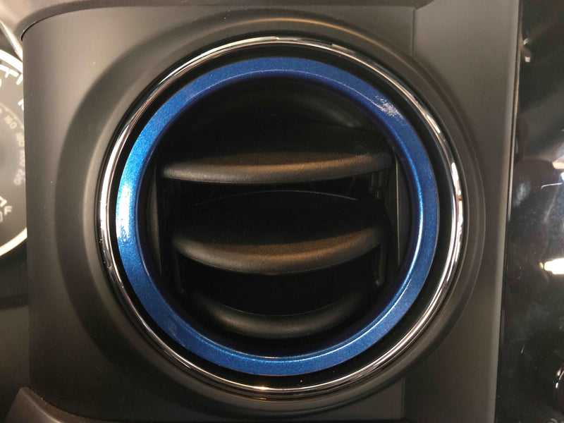 Load image into Gallery viewer, Premium Cast Vinyl Decals for 2016-2023 Tacoma Inner AC Vent Rings x4
