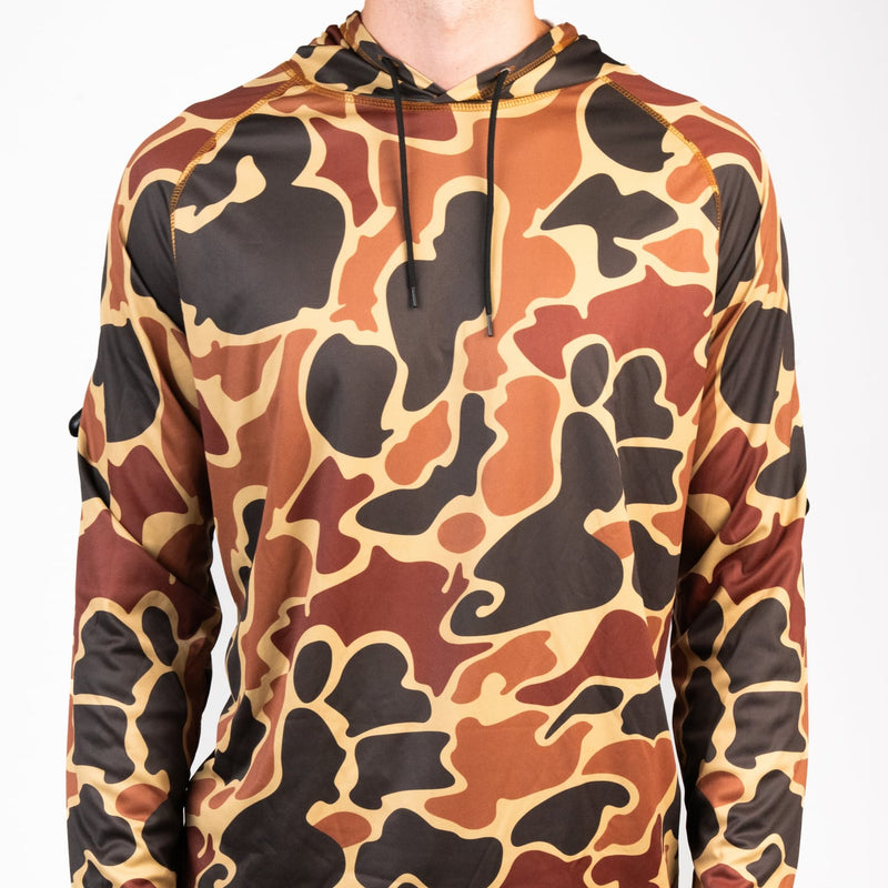 Load image into Gallery viewer, Men's Old School Camo Performance Hoodies

