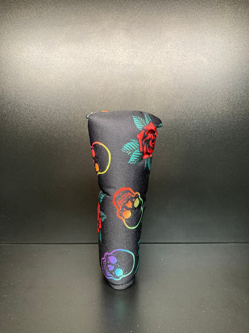 Load image into Gallery viewer, Skulls &amp; Roses Canvas Headcover
