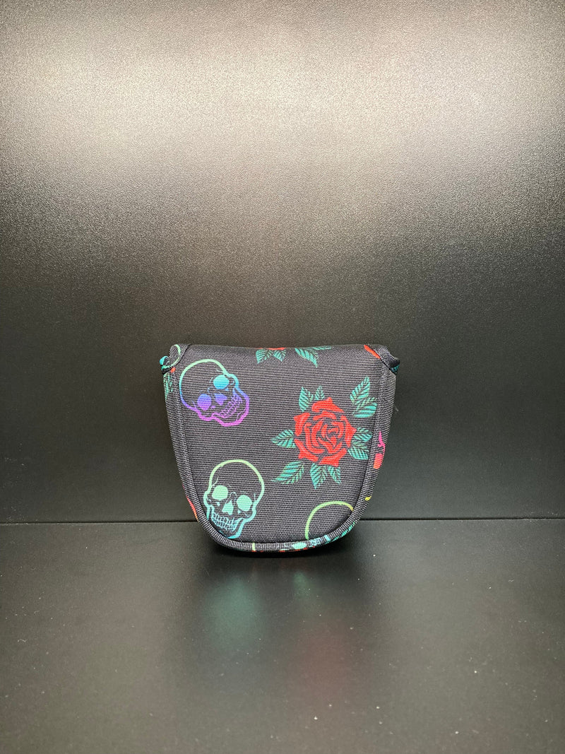 Load image into Gallery viewer, Skulls &amp; Roses Canvas Headcover
