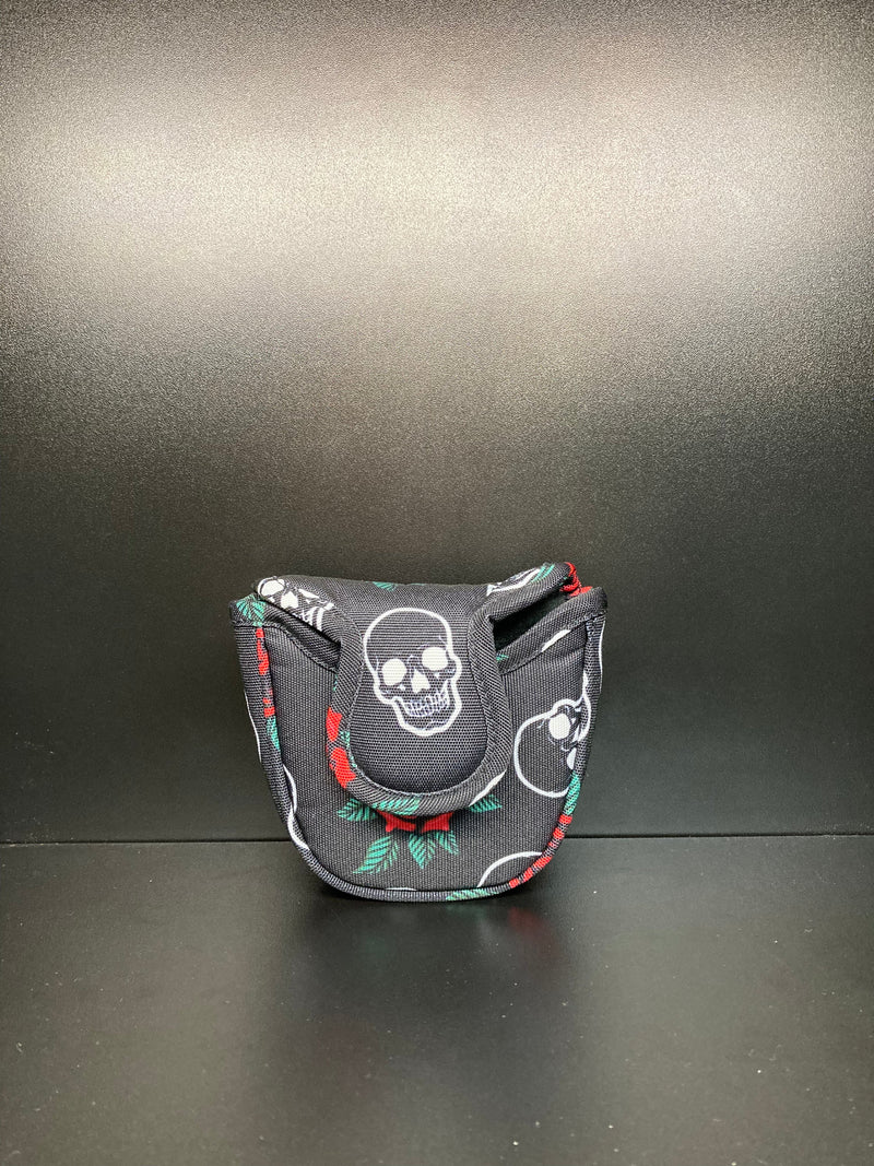 Load image into Gallery viewer, Skulls &amp; Roses Canvas Headcover
