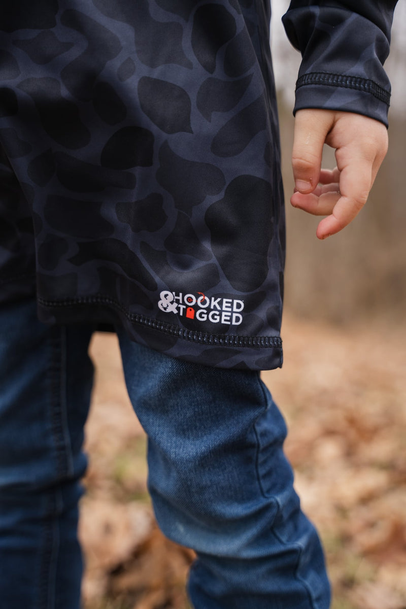 Load image into Gallery viewer, Toddler Old School Camo Performance Hoodies
