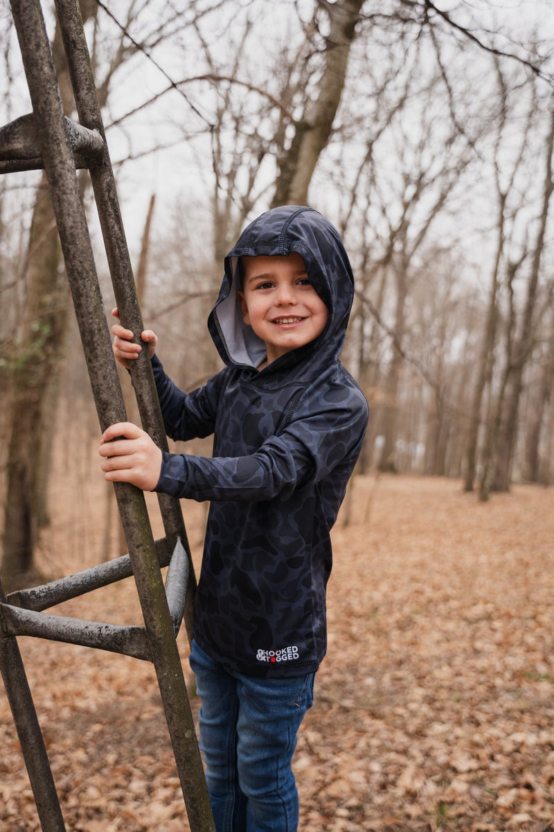 Load image into Gallery viewer, Toddler Old School Camo Performance Hoodies
