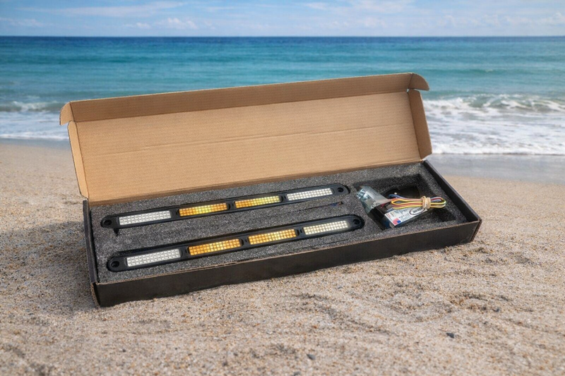 Load image into Gallery viewer, Marshin Whips 12" LED Chase Light Set with Advanced Control Module
