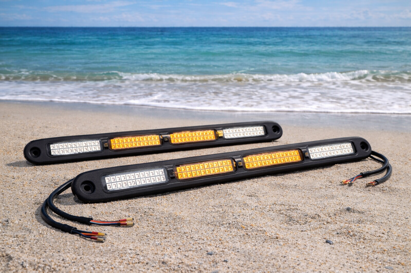 Load image into Gallery viewer, Marshin Whips 12" LED Chase Light Set with Advanced Control Module
