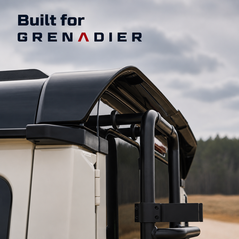 Load image into Gallery viewer, INEOS Grenadier: Rear Spoiler | Gloss Black or Scottish White
