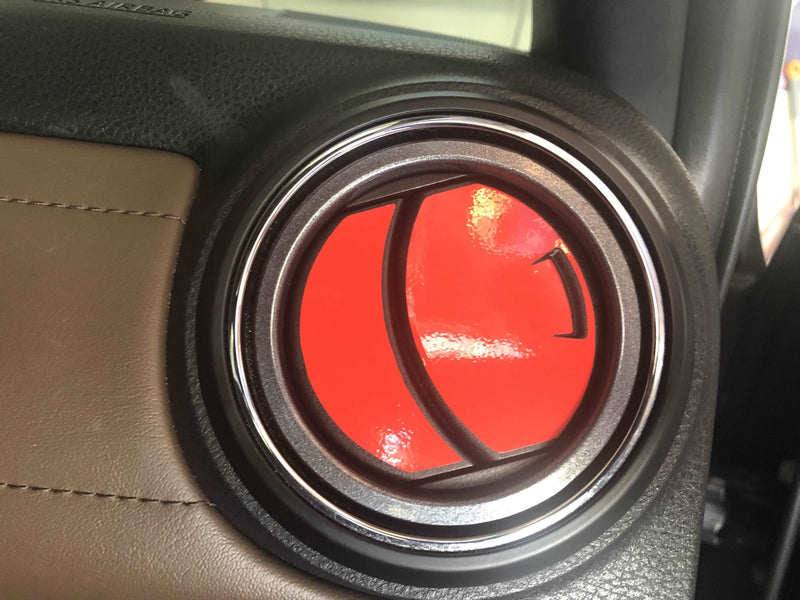 Load image into Gallery viewer, Premium Vinyl Decals for 2016-2023 Tacoma AC Vent Grilles x6
