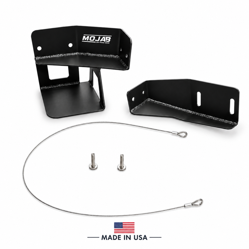 Load image into Gallery viewer, Bronco Raptor CarbonPro Compact Jack Rear Mount Bracket Kit

