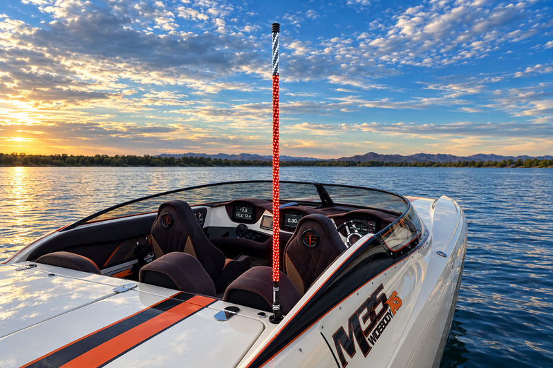 Load image into Gallery viewer, Marshin Whips V2 RGBW LED Boat Whip | High-Visibility Marine Lighting | 2ft-4ft
