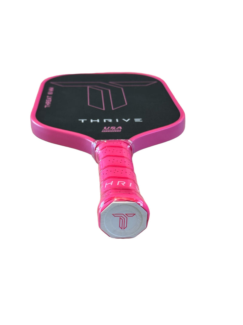 Load image into Gallery viewer, THREAT 16 (PINK) Includes custom weight card, paddle cover, paddle eraser, and lead weights.
