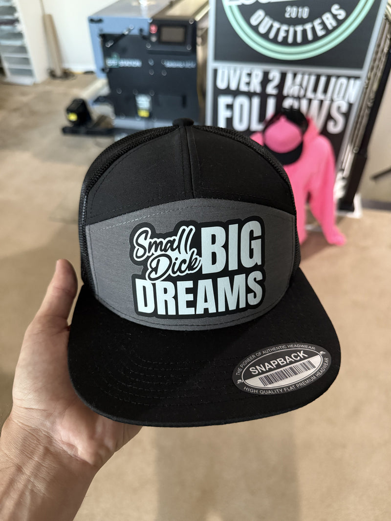 Load image into Gallery viewer, Big Dreams 7 Panel Snapback

