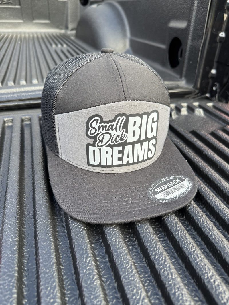 Load image into Gallery viewer, Big Dreams 7 Panel Snapback
