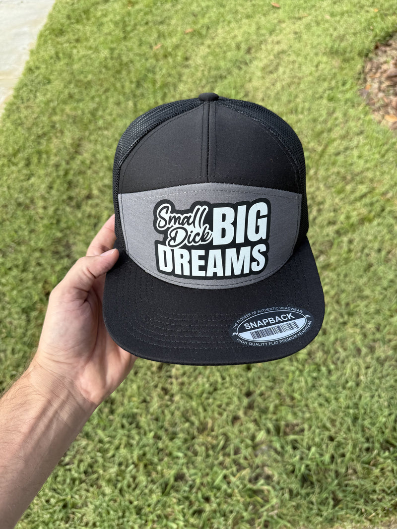 Load image into Gallery viewer, Big Dreams 7 Panel Snapback
