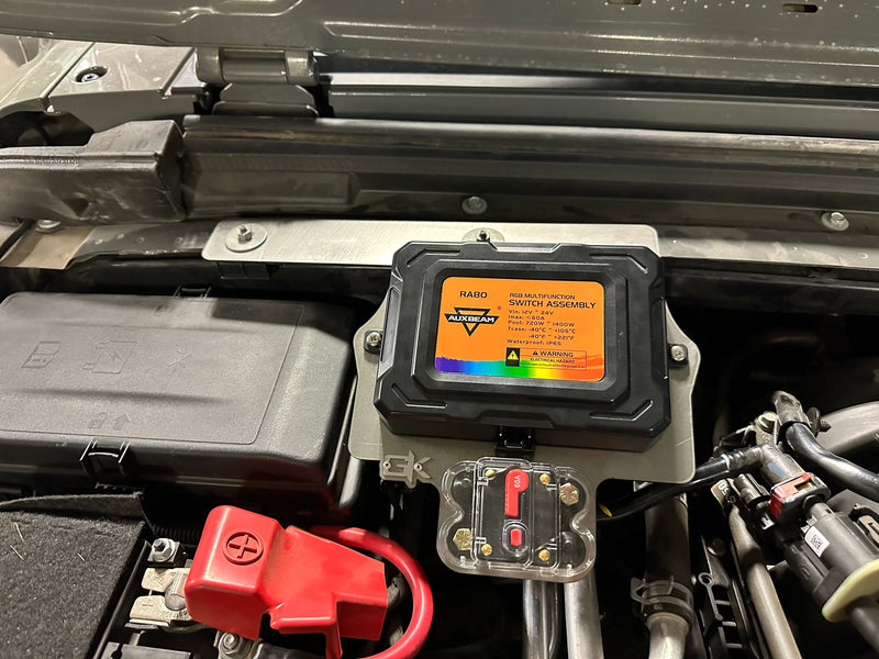 Load image into Gallery viewer, 2018-2025 Jeep JL JT Auxbeam Control Box Mount for Wrangler Gladiator
