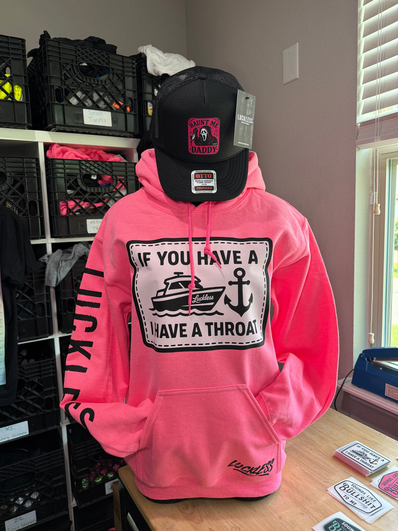 Load image into Gallery viewer, Boat Throat Hoodie
