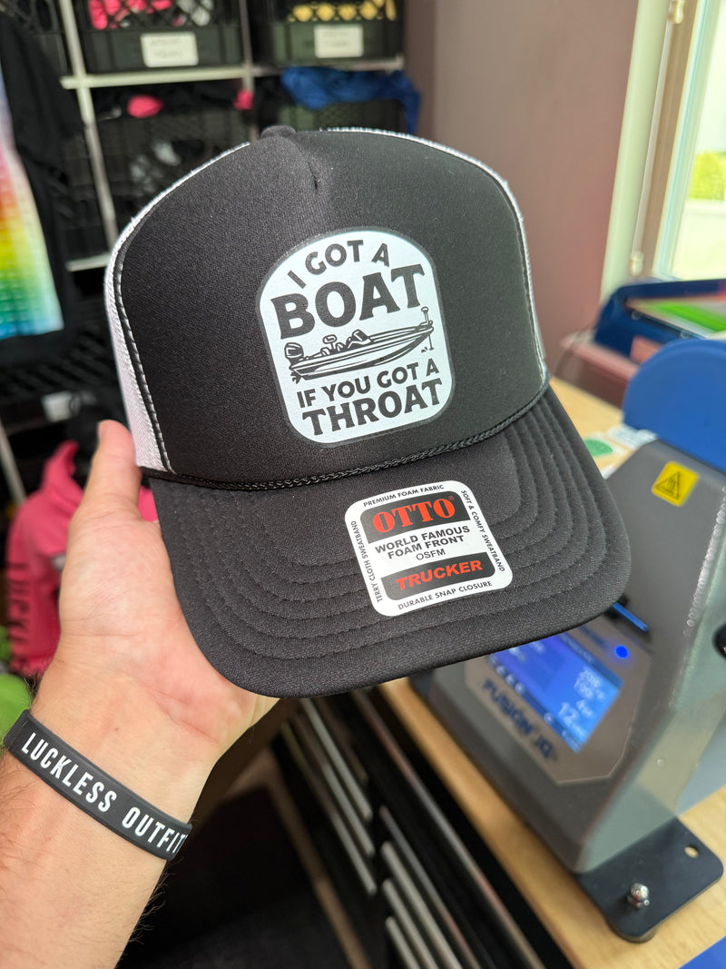 Load image into Gallery viewer, I Got A Boat Trucker Hat
