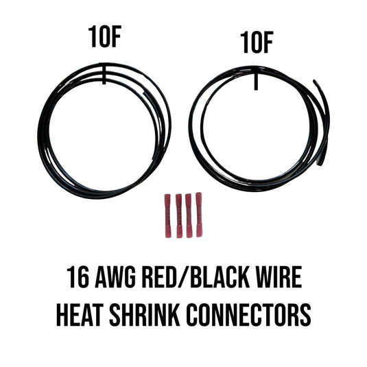 16 AWG "2 Lead" Wire Extension Kit (Red/Black)