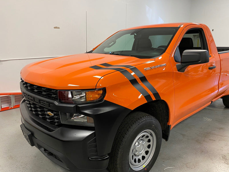 Load image into Gallery viewer, Fender Slash Decals for 2019-2024 Chevrolet Silverado (x2)
