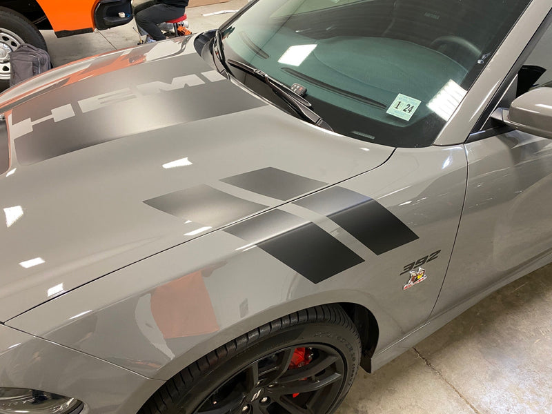 Load image into Gallery viewer, Fender Stripe Decals for 2011 - 2021 Dodge Charger (x2)
