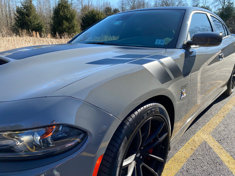 Load image into Gallery viewer, Fender Stripe Decals for 2011 - 2021 Dodge Charger (x2)
