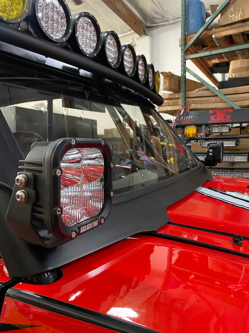 Load image into Gallery viewer, Speed UTV Pillar Pod Mounts For Windshield

