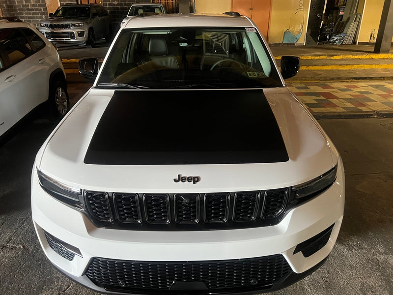 Load image into Gallery viewer, Hood Decal Cover for 2021-2024 Jeep Grand Cherokee / Cherokee L
