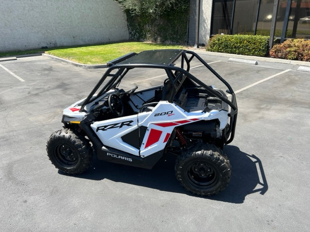 Load image into Gallery viewer, Polaris RZR 200 Fastback Cage with attached rear bumper
