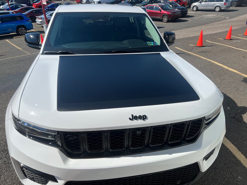 Load image into Gallery viewer, Hood Decal Cover for 2021-2024 Jeep Grand Cherokee / Cherokee L
