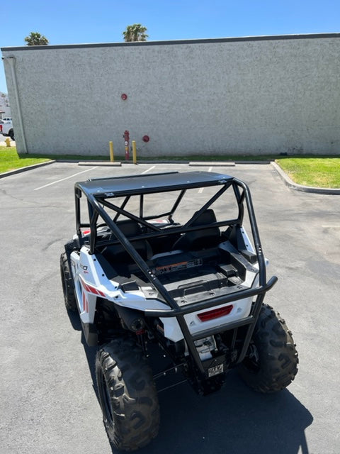 Load image into Gallery viewer, Polaris RZR 200 Fastback Cage with attached rear bumper
