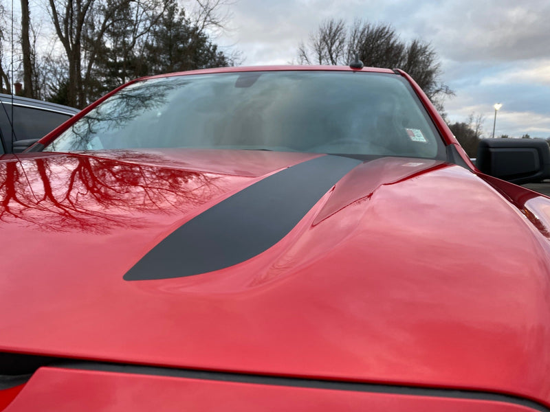 Load image into Gallery viewer, Hood Spear Vinyl Decals for 2015-2020 GMC Sierra
