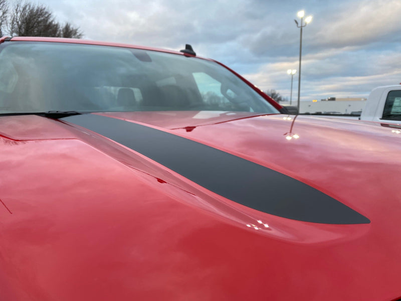 Load image into Gallery viewer, Hood Spear Vinyl Decals for 2015-2020 GMC Sierra
